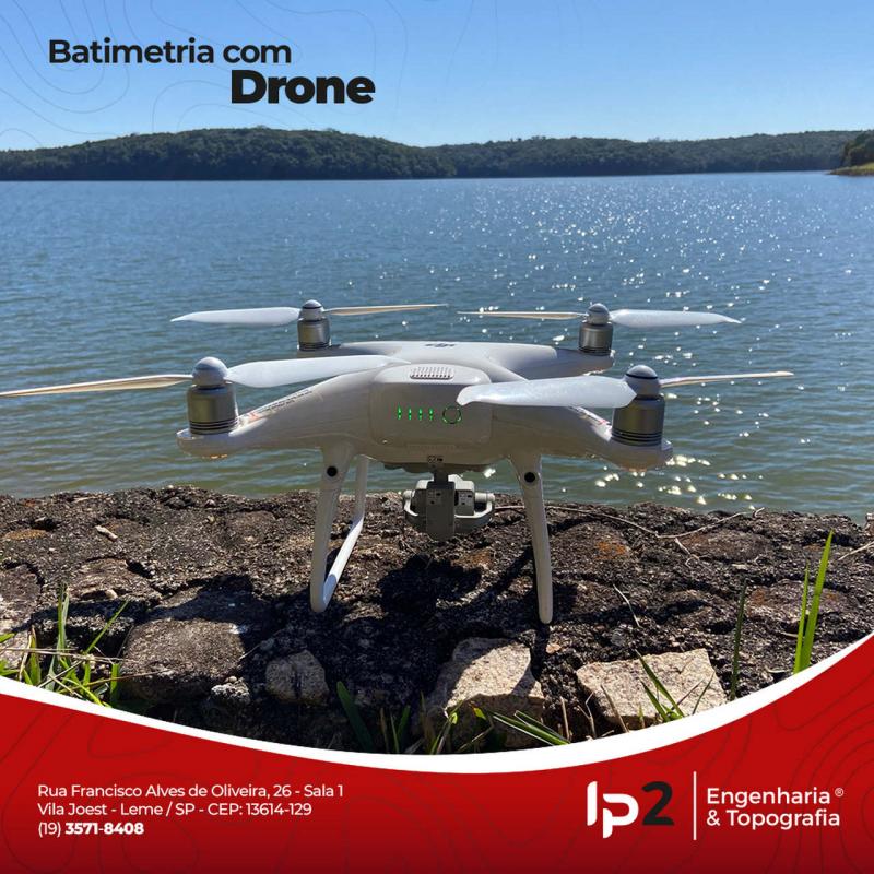 Batimetria com drone